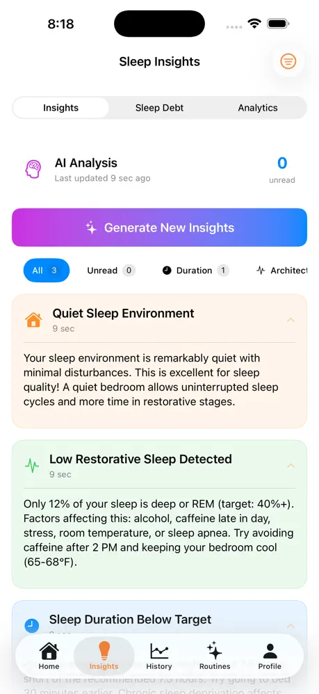 AI Sleep Insights